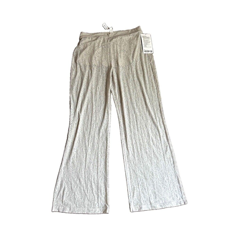 Lululemon Paisley Lace High-Rise Flared Pull-On Pants Gray Women’s Size 10